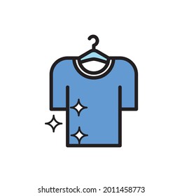 Clean Cloth Icon Vector Illustration