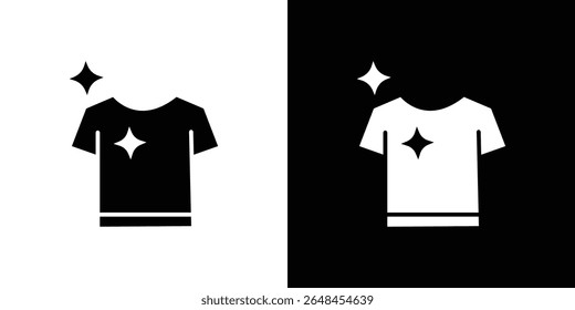 Clean Clothes icon symbol collection. Flat vector stock illustration.