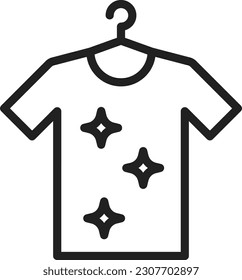 Clean Clothes icon vector image. Suitable for mobile application web application and print media.