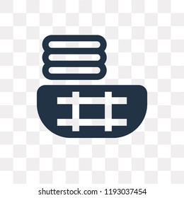 Clean clothes vector icon isolated on transparent background, Clean clothes transparency concept can be used web and mobile