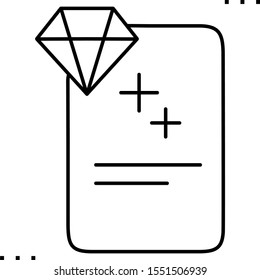 Clean code line art icon.  Black  aesthetic contour. 