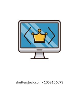 Clean code vector icon