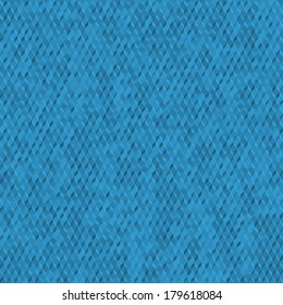 Clean color blue abstract isometric seamless background pattern