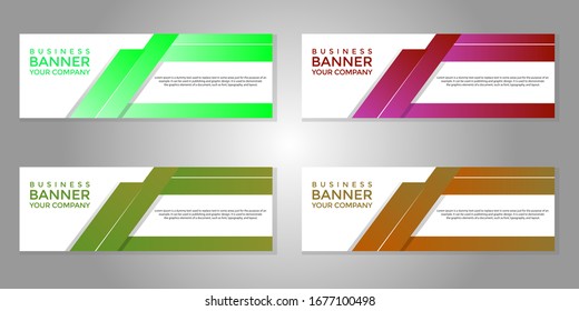 clean colorful business card background design
