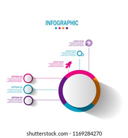 clean colorful modern infographic timeline element design vector
