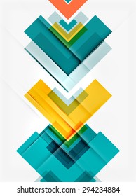 Clean colorful unusual geometric pattern design. Abstract background, online presentation website element or mobile app cover 