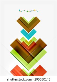 Clean colorful unusual geometric pattern design. Abstract background, online presentation website element or mobile app cover 
