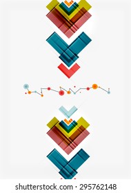 Diseño de patrones geométricos inusuales de color limpio. Resumen de antecedentes, elemento de sitio web de presentación en línea o portada de aplicación móvil 