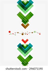 Clean colorful unusual geometric pattern design. Abstract background, online presentation website element or mobile app cover 