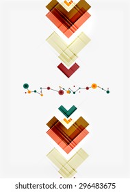 Clean colorful unusual geometric pattern design. Abstract background, online presentation website element or mobile app cover 