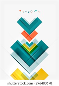 Clean colorful unusual geometric pattern design. Abstract background, online presentation website element or mobile app cover 