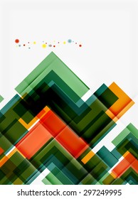 Clean colorful unusual geometric pattern design. Abstract background, online presentation website element or mobile app cover 