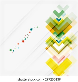 Clean colorful unusual geometric pattern design. Abstract background, online presentation website element or mobile app cover 