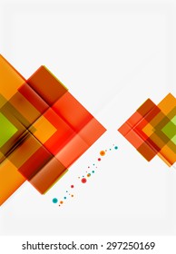 Clean colorful unusual geometric pattern design. Abstract background, online presentation website element or mobile app cover 