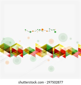 Clean colorful unusual geometric pattern design. Abstract background, online presentation website element or mobile app cover 