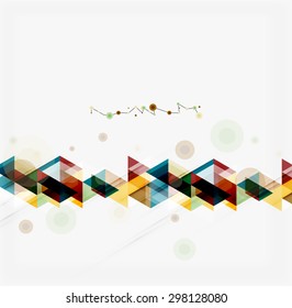 Clean colorful unusual geometric pattern design. Abstract background, online presentation website element or mobile app cover 