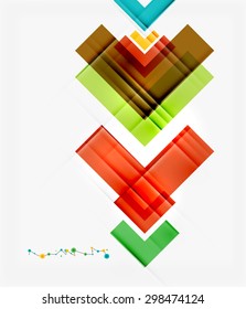 Saubere bunt ungewöhnliche geometrische Muster Design. Abstrakter Hintergrund, Website-Element der Online-Präsentation oder mobile App-Cover 