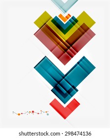 Diseño de patrones geométricos inusuales de color limpio. Resumen de antecedentes, elemento de sitio web de presentación en línea o portada de aplicación móvil 