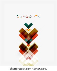 Clean colorful unusual geometric pattern design. Abstract background, online presentation website element or mobile app cover 