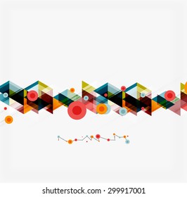 Design de padrão geométrico incomum e limpo. Fundo abstrato, elemento de site de apresentação online ou capa de aplicativo móvel 