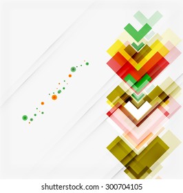 Clean colorful unusual geometric pattern design. Abstract background, online presentation website element or mobile app cover 