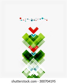 Clean colorful unusual geometric pattern design. Abstract background, online presentation website element or mobile app cover 