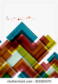 Clean colorful unusual geometric pattern design. Abstract background, online presentation website element or mobile app cover 