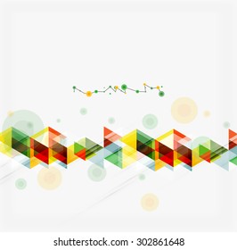 Clean colorful unusual geometric pattern design. Abstract background, online presentation website element or mobile app cover 