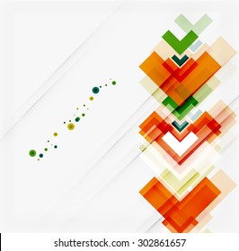 Clean colorful unusual geometric pattern design. Abstract background, online presentation website element or mobile app cover 