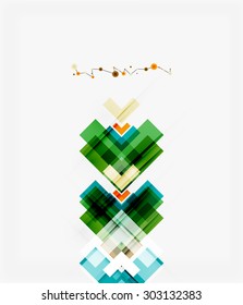 Clean colorful unusual geometric pattern design. Abstract background, online presentation website element or mobile app cover 