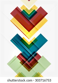 Clean colorful unusual geometric pattern design. Abstract background, online presentation website element or mobile app cover 