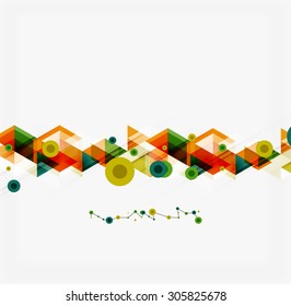 Design de padrão geométrico incomum e limpo. Fundo abstrato, elemento de site de apresentação online ou capa de aplicativo móvel 