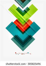 Saubere bunt ungewöhnliche geometrische Muster Design. Abstrakter Hintergrund, Website-Element der Online-Präsentation oder mobile App-Cover 