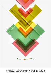Clean colorful unusual geometric pattern design. Abstract background, online presentation website element or mobile app cover 