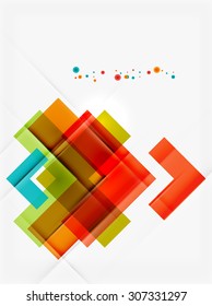 Clean colorful unusual geometric pattern design. Abstract background, online presentation website element or mobile app cover 
