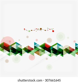 Clean colorful unusual geometric pattern design. Abstract background, online presentation website element or mobile app cover 
