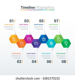 Clean and Colourful TimeLine Infographics. This infographic template file includes dozens of professional graphic elements, great for any design you need.