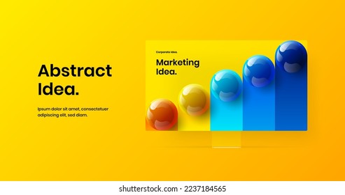 Clean computer monitor mockup landing page template. Vivid web banner vector design illustration.