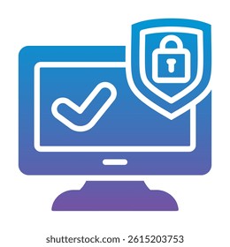 Clean Computer Virus Icon Element For Design