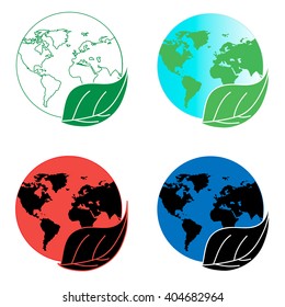 Clean and contaminated land. Ecological situation in the earth.