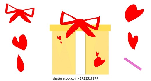 Una caja de regalo blanca limpia y contemporánea con una cinta negra minimalista, perfecta para empaques de alta tecnología, moda moderna y marca minimalista de lujo.