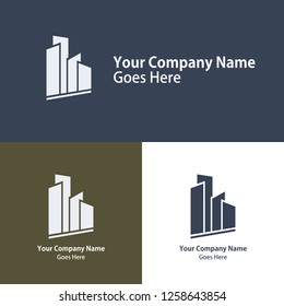 Clean Corporate Building Logo