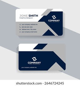  Clean and Corporate Business Card Layout for Company Branding