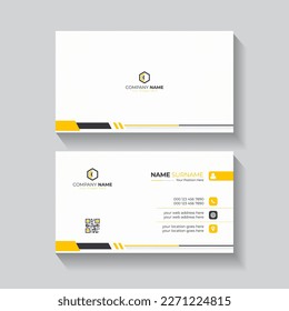 Clean Corporate business card template for business presentation