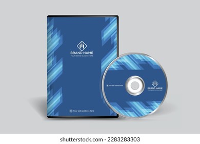 Clean corporate DVD cover template