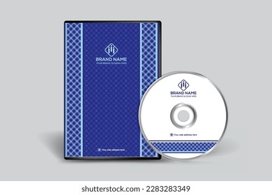 Clean corporate DVD cover template