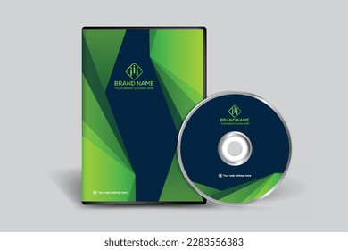 Clean corporate DVD cover template