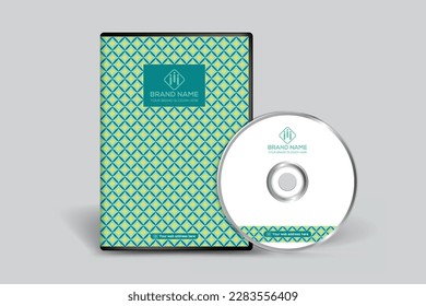 Clean corporate DVD cover template