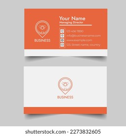 Clean And Creative Corporate Business Card Template 
