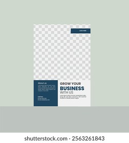Clean and creative corporate business flyer design